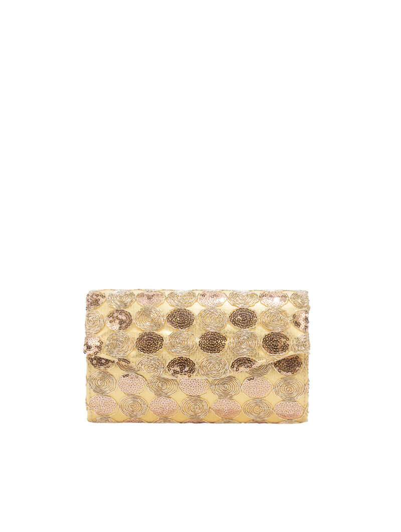 Pochette soirée brodée